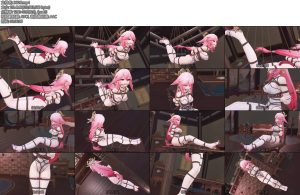 [动画片] 高叉泳装长筒白丝八重神子龟甲缚（2）-丝依依