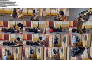 [悦感日记] 新模夏天试镜超紧直臂驷马TKSPT蛋单腿吊强制踮脚疯狂挣扎-丝依依