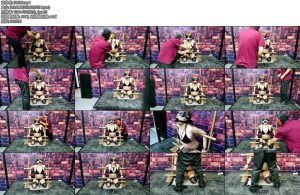 [飞天原创] 一种强制骚奴深喉的理想拘束架-丝依依