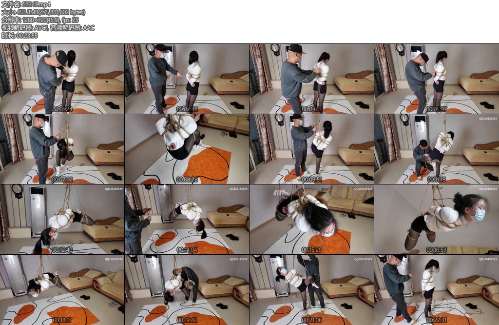 [龙飞原创] 日式吊缚体验-丝依依