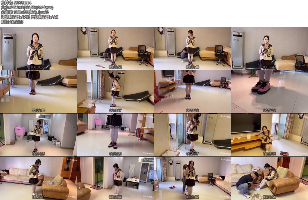 [龙飞原创] 煎熬的体罚训练蹦跳捆绑手脚坐到地上捡物品慢慢移动向前走JK白袜有缘味最后访谈倾听小美女的心声-丝依依