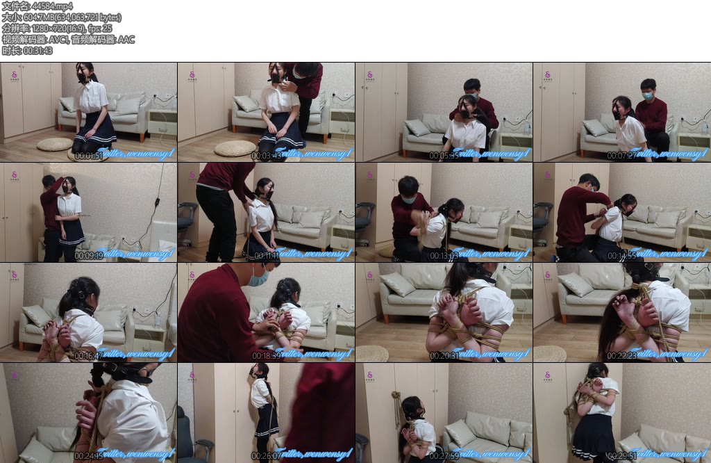 [雯雯原创] 极限紧缚下手超狠tj-丝依依