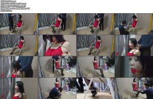 [绳之韵] 可儿红吊带椅子缚（第三集）超高后手背缚-丝依依
