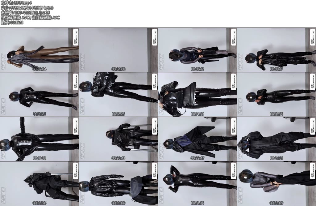 [咕叽映画] 皮革堆叠游戏005zentai皮衣皮革束腰皮手套皮袜乳胶下水服堆叠闷热-丝依依
