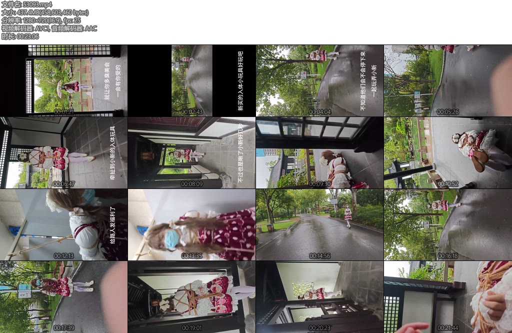 [小新飞飞] 飞Lolita白丝小新的公园女厕户外露出放置调教入体小玩具偶遇路人最多的一次-丝依依