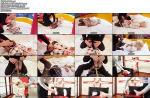 [小羽原创] 小零cos穹妹tk定拍不同的姿势不停的挠放到老虎凳上-丝依依