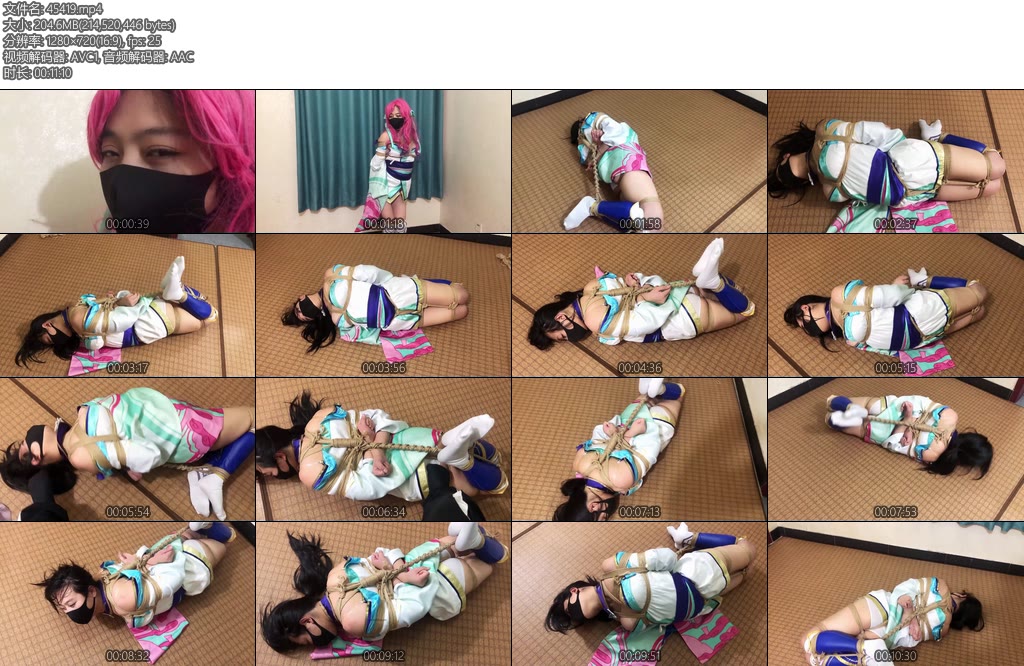 [朱雀雀] Cos阿狸驷马挣扎-丝依依