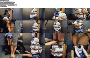 [老癸原创] 珊珊立柱绑缚羞辱JK肉丝TKSP手拍散鞭凌辱虐胸虐阴-丝依依