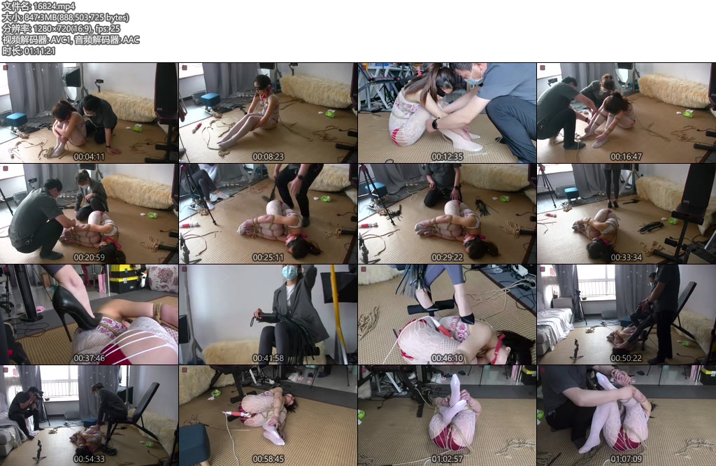 [绳之韵] 男女搭配干活不累！点点小主协助绳师双调小凡-丝依依