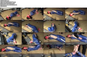 [绳之韵] 小凡蓝胶衣极限捆虐（最终章）TK，直臂驷马放置，100分钟的煎熬-丝依依