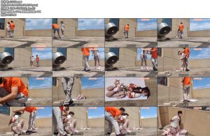 [亚洲绳艺] 天台轮滑美少女的镣铐捆绑-丝依依