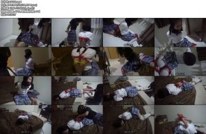 [亚洲绳艺] 两个女孩被绑架并带回酒店玩第2部分是之前系列的延续绑在青蛙位置后两个美女被挪到床上玩耍-丝依依