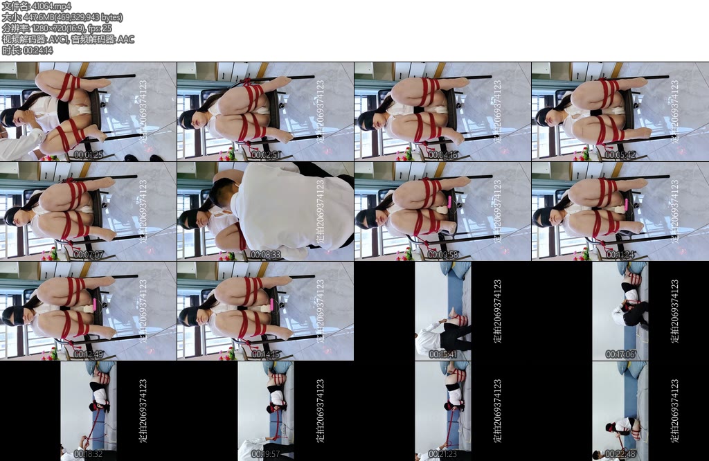 [亚洲绳艺] 绘绳绘摄 女秘书被捆绑调教的一天-丝依依