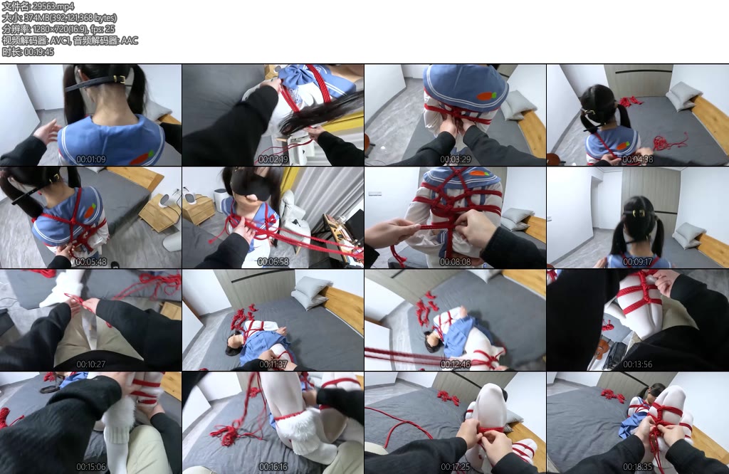 [HUI原创] 春节特别档（2）第一视角捆绑潼潼过程-丝依依