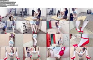 [媚娘原创] 清纯少女穿16公分高跟鞋吊起被体内TD与ZD棒双重刺激玩到失禁-丝依依