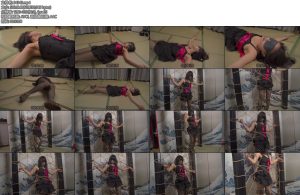 [象人原创] 小0短裙黑丝被蜘蛛网缠住的少女-丝依依