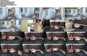 [试炼原创] 长腿少女鸡翅缚户外被另一个美女狗链牵引走路羞耻感拉满回屋直接驷马放置解脱失败-丝依依