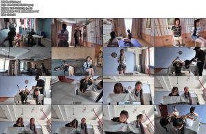 [一绳所爱] 姐妹花参观绳艺体验店下难度升级紫涵 晓晓两大美女高跟美腿驷马紧缚绳艺访谈口塞堵嘴-丝依依