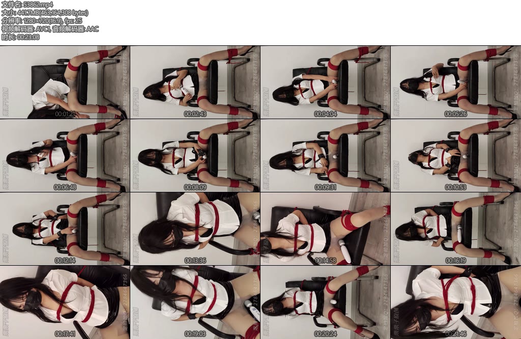 [栗栗子] 被命令的女销售员06自缚椅缚快乐蛋调教快乐棒调教自嗨强高无法逃脱肉丝高跟鞋-丝依依