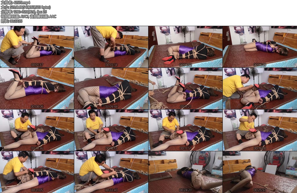 [逸客绳屋] 超紧直臂挣扎无用-丝依依