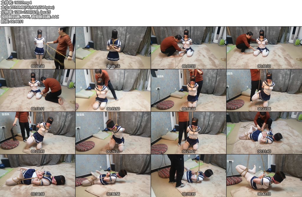 [随心原创] 学生服 五花 极限驷马折腿吊 绑哭了的小少妇-丝依依