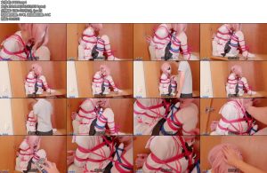 [Noel原创] 鹫见芹娜cos2日式紧缚吊缚电击gc放置挣扎-丝依依