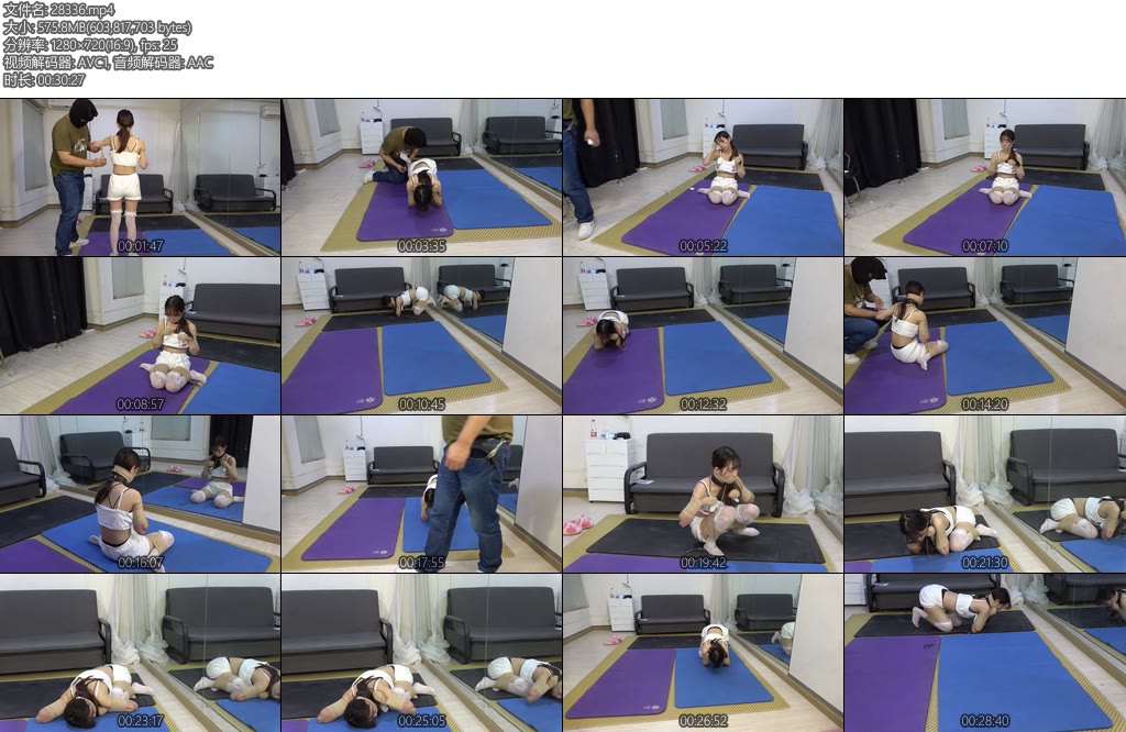 [美束映画] 珊珊人型犬k9捆绑体验-丝依依