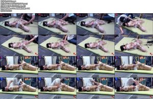 [绳精病] 白丝美女驷马开腿紧缚顺从的接受主人的泡击训练暗自兴奋不己-丝依依