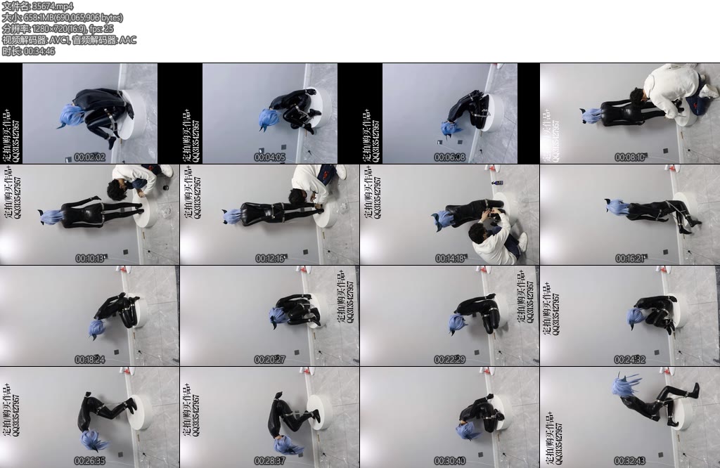 [咕咕精] 魔法少女cos胶衣全身镣铐罚站放置如果偷懒的话会被电击惩罚哦-丝依依