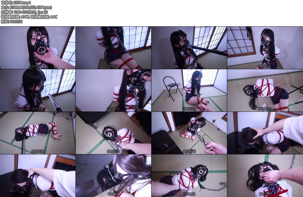 [D-Lemon] 緊縛開口具イマラ喂主人是不是对深喉有什么执念啊，棍子捅完还要按在桌子上捅-丝依依