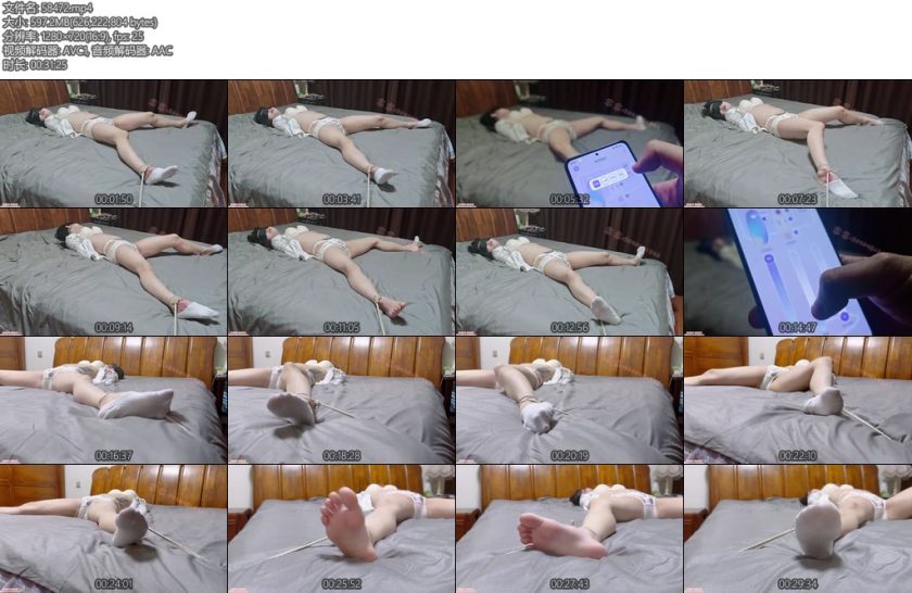 [司念念] 念念一部尺度比较大的定拍内衣啵啵贝大字绑在床上强高眼罩蒙眼-丝依依