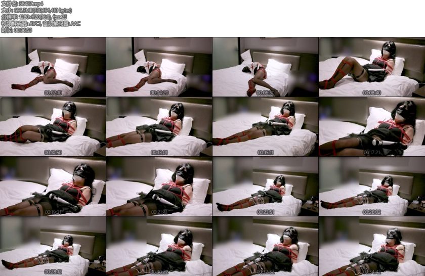 [亚洲绳艺] 捆绑紧缚榨汁狠狠榨汁墙高3次身体震颤汁水喷溅-丝依依