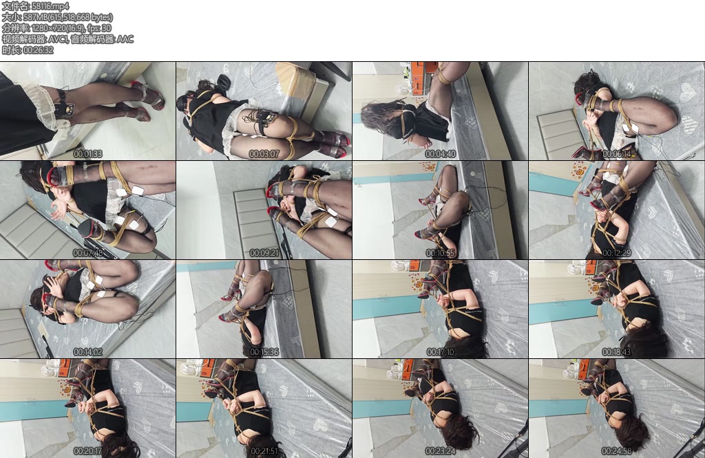 [追风的游戏] 小男娘驷马紧缚马具超大口球大腿电击-丝依依