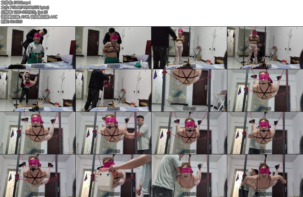 [磊哥原创] 大学生被入室绑架强迫做骚奴狗-丝依依