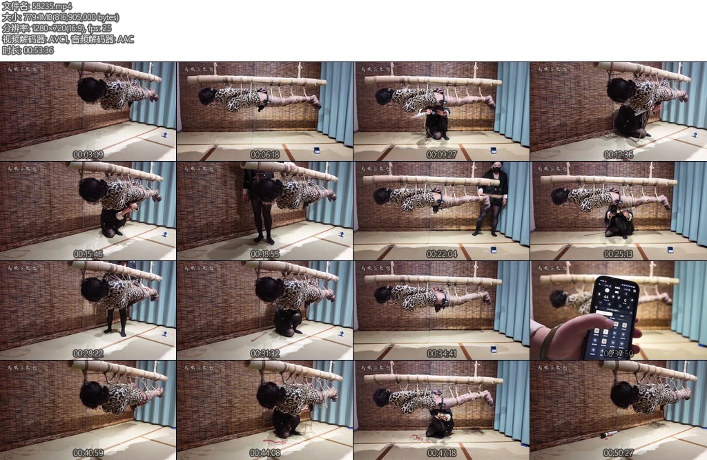 [美曦原创] 紧缚囚禁绳奴下100多米的绳子吊在竹竿上继续罚吊TK玩弄打脚心郊狼全身紧缚吊绑榨汁训练惩罚-丝依依