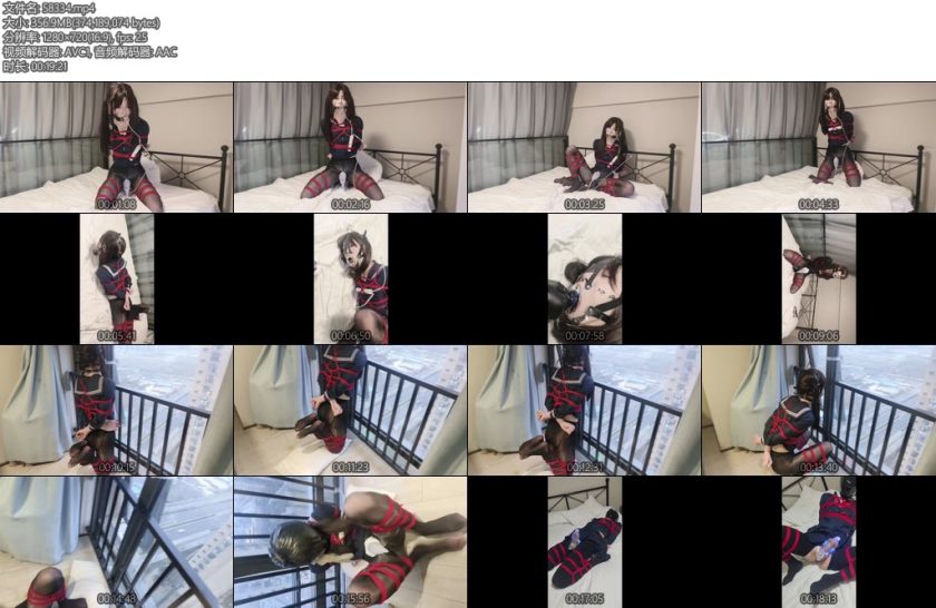 [拾星星语] 强制失禁中喝下自己的圣水深喉窗前口交窒息榨精-丝依依