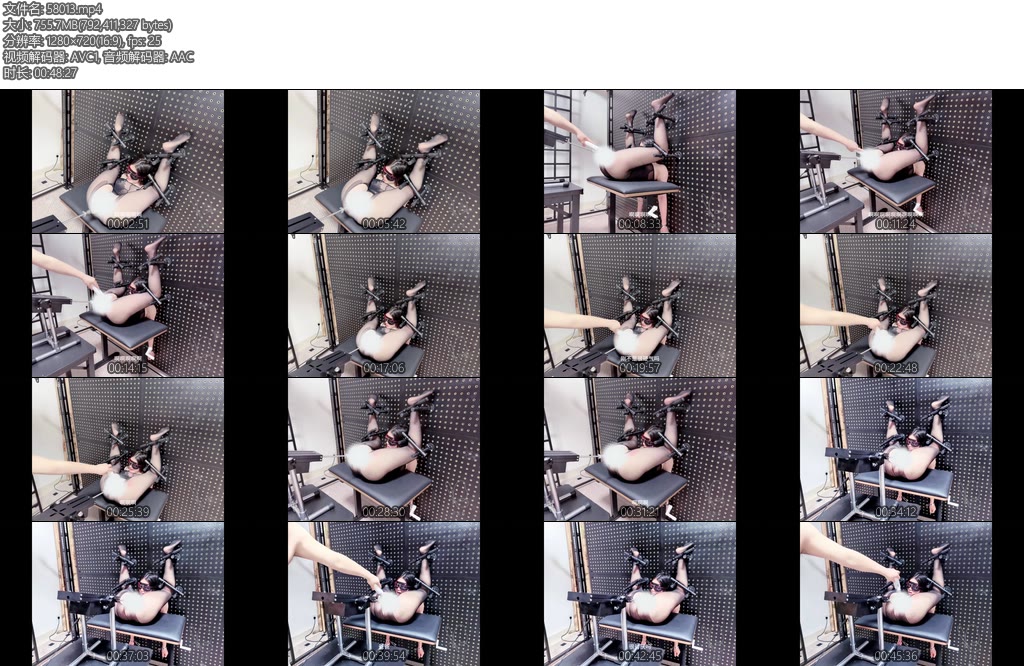 [缚心室] 一种非常羞耻的拘束方法80多斤黑丝女学生身体被极限折叠炮机AV棒折磨下难以承受不停求饶-丝依依