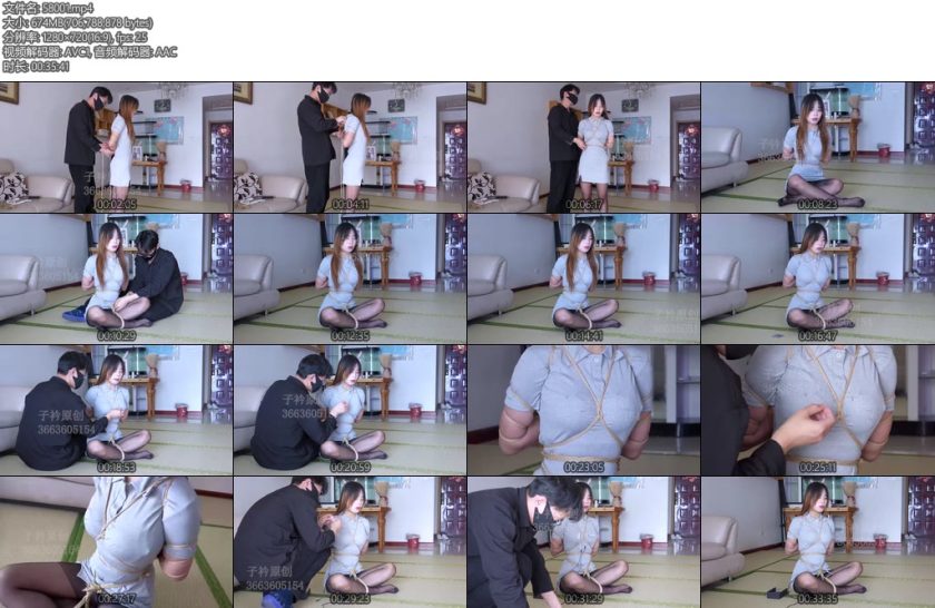 [子衿原创] 芹芹M属性大暴发各种玩法都想尝试一下细绳五花钢针扎胸完全不怕疼的-丝依依