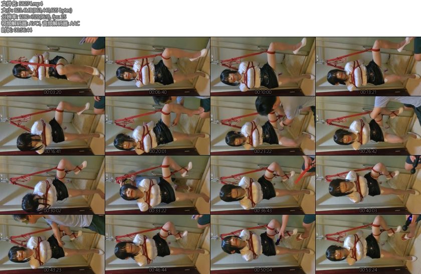 [xxxjj] 男娘肉丝职业装单腿高跟吊缚口球罚站插入式玩具郊狼zdb三重长时间折磨-丝依依