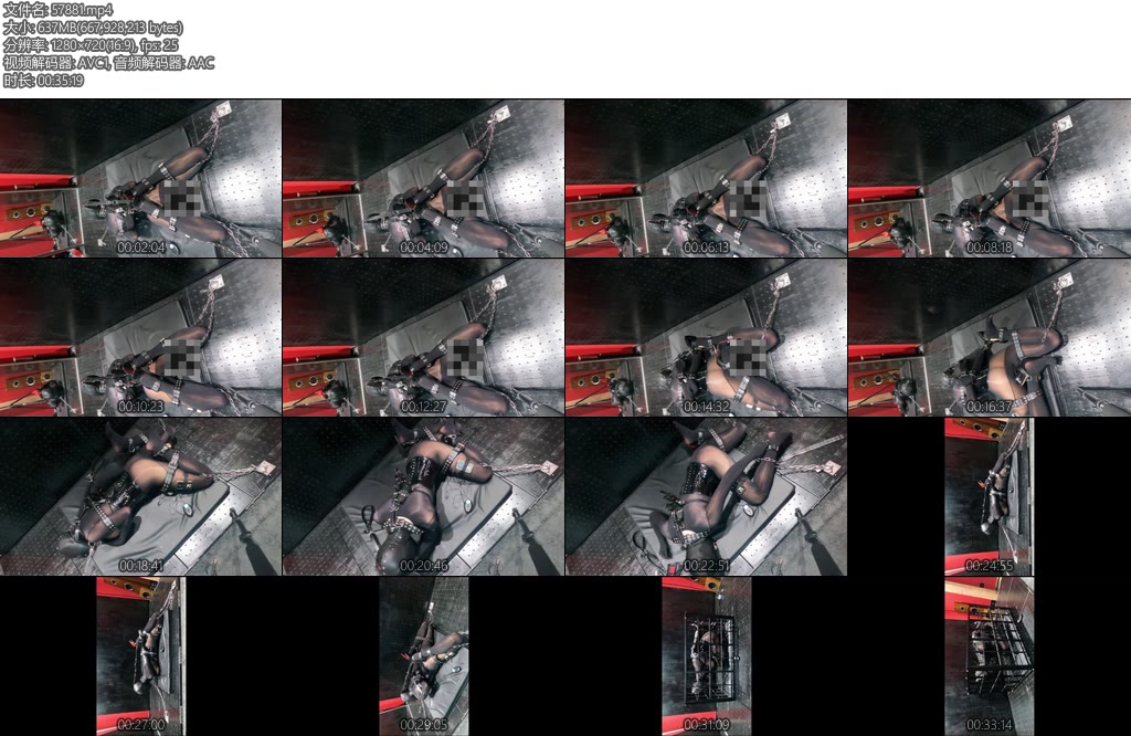 [金鱼原创] 连体黑丝监禁-丝依依