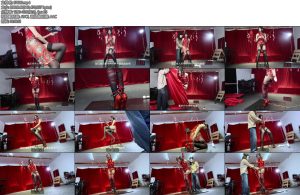 [面具原创] 面具男 逃脱魔术师伪娘青酱拜年综艺特辑16cm艳红超高跟罚站叠穿油黑丝旗袍烧货青酱由观众选择拘束方式选择限时逃脱时间原来10分钟的逃脱时间的居然打错了成了1分钟最后被破口大骂当然是要-丝依依