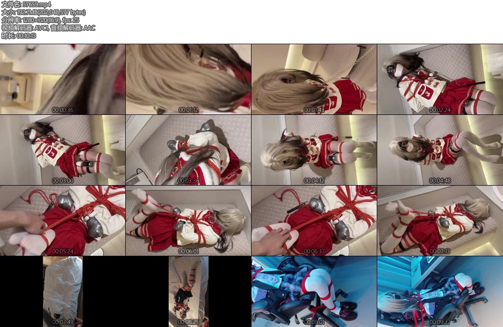 [亚洲绳艺] 新年萝莉捕获-丝依依