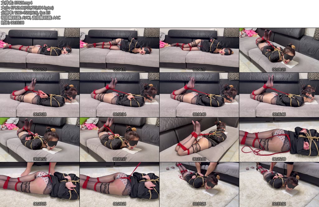 [眼眸原创] 股绳体验羞辱舔脚-丝依依