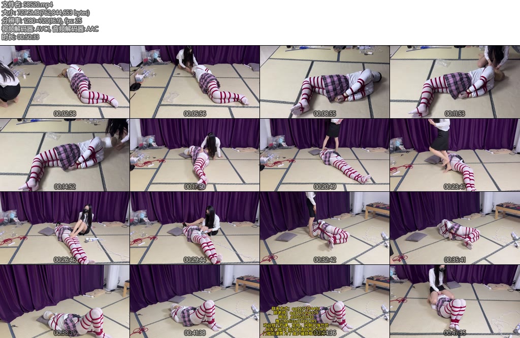 [黑魔法师] 超紧密绳子的绑架小可爱m误入颜老师陷阱被颜老师用上百米的绳子强力捆绑调教-丝依依