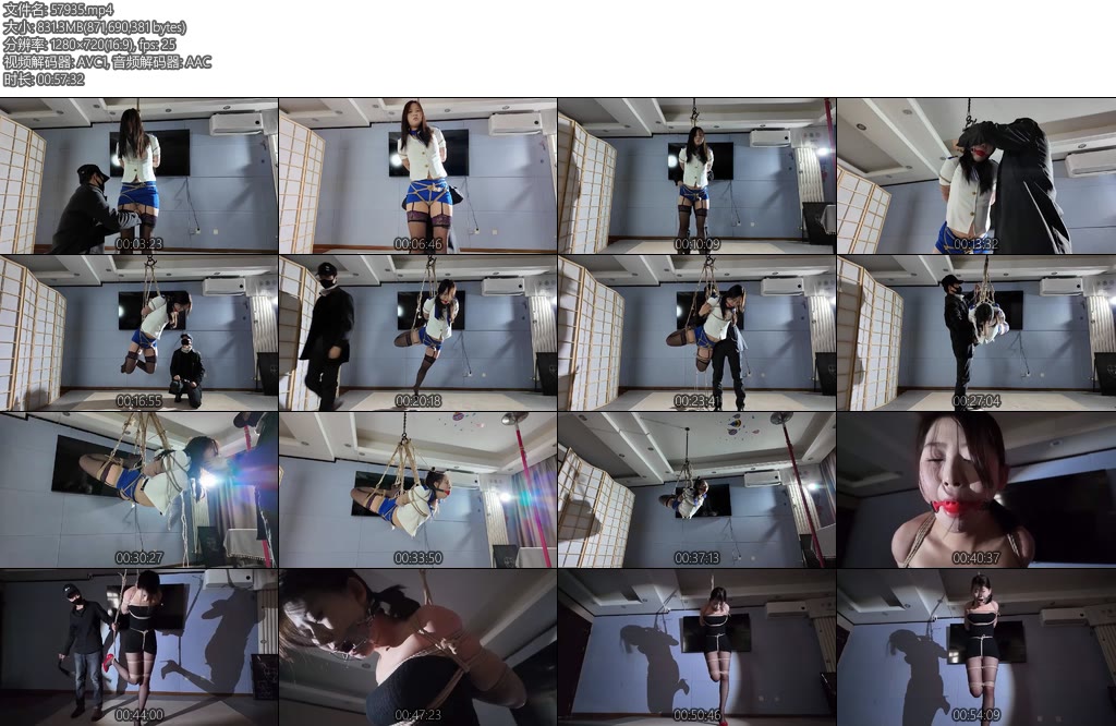 [一绳所爱] 空姐服吊缚杨若雨-丝依依