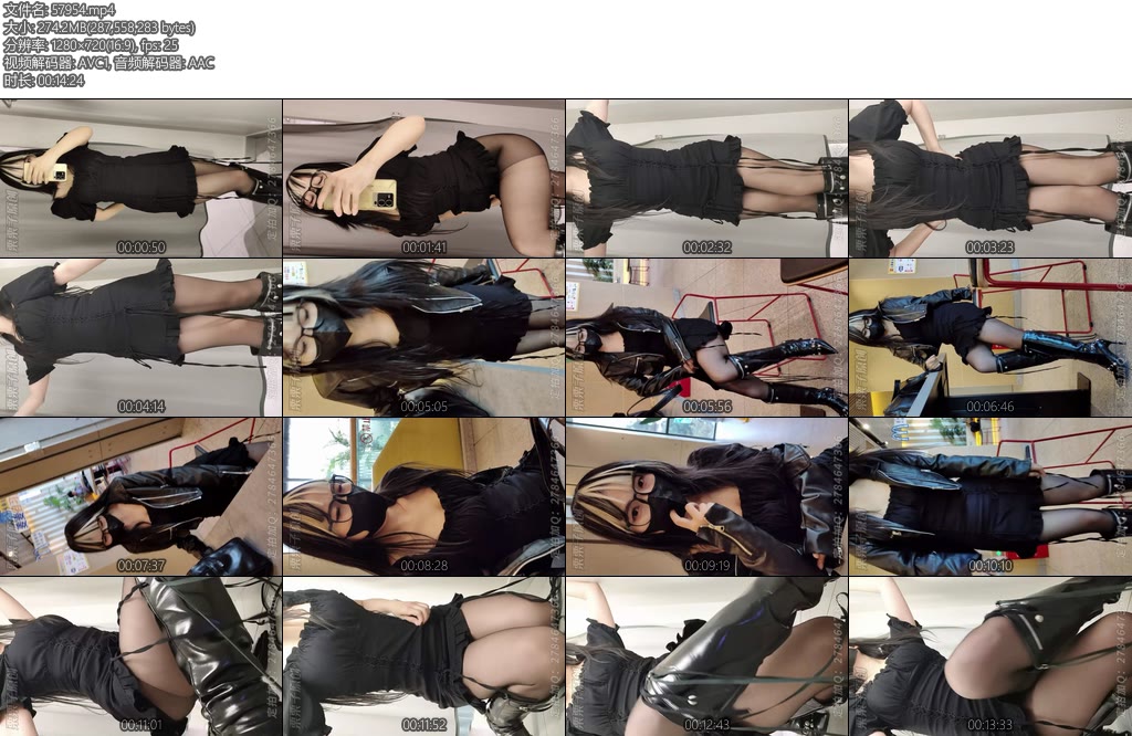 [栗栗子] 搔首弄姿的女网红01户外调教商场强高餐厅强高高跟靴包臀连衣裙快乐蛋真空女网红-丝依依