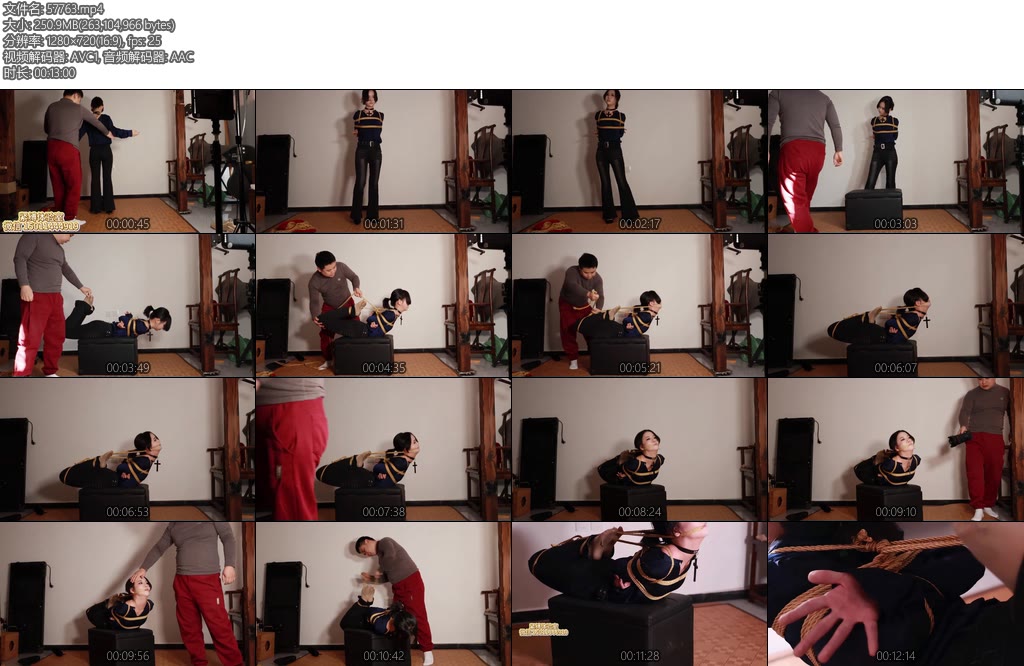 [路由原创] 紧缚新模特小雯157CM20岁柔韧度佳耐力佳极限驷马-丝依依