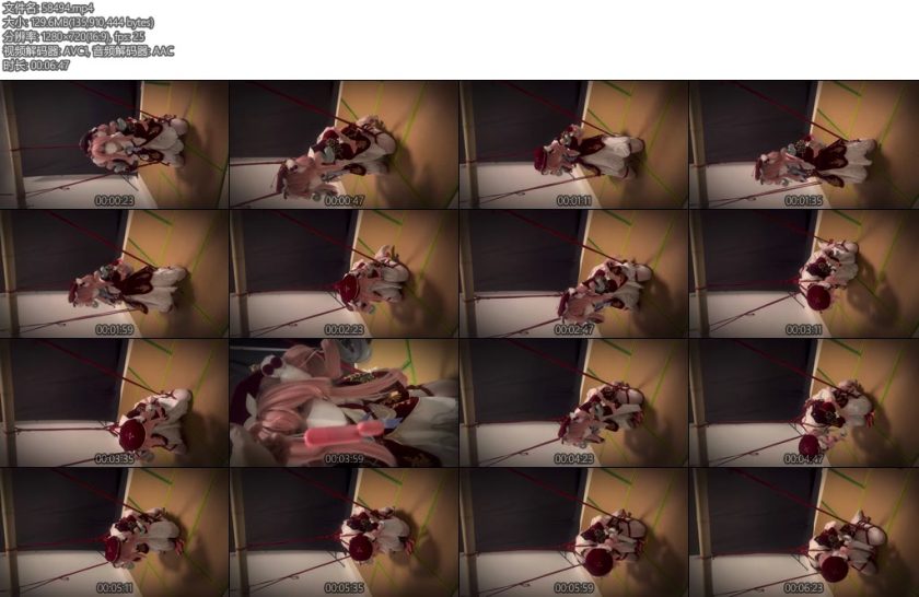 [汐月原创] 风堇强制跪缚对跳蛋猛猛摇头还是被塞了4个-丝依依