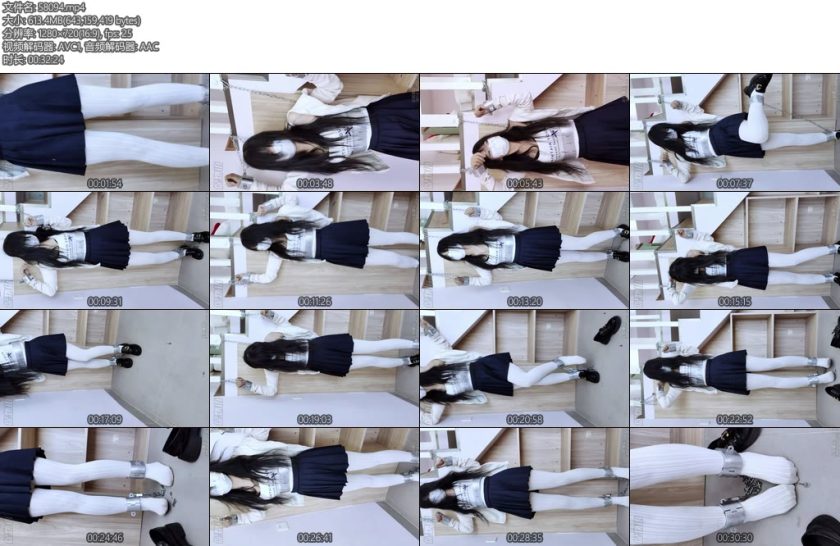 [促物语] 少女逃脱游戏001锁链镣铐百褶裙挣扎束缚逃脱拘束放置-丝依依