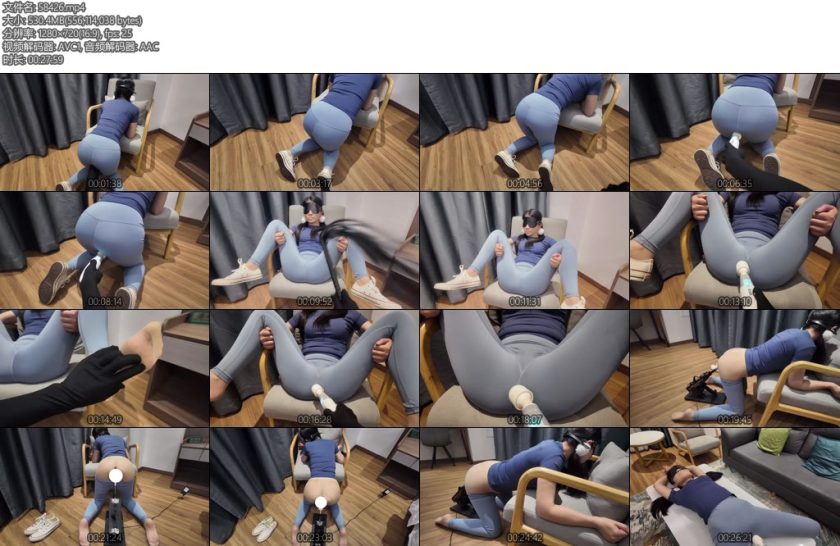 [臭脚妹妹] 瑜伽妹妹瑜伽裤裤里丝匡威帆布鞋SPPJ无限强高到身体不受控制颤抖极致GC体验-丝依依